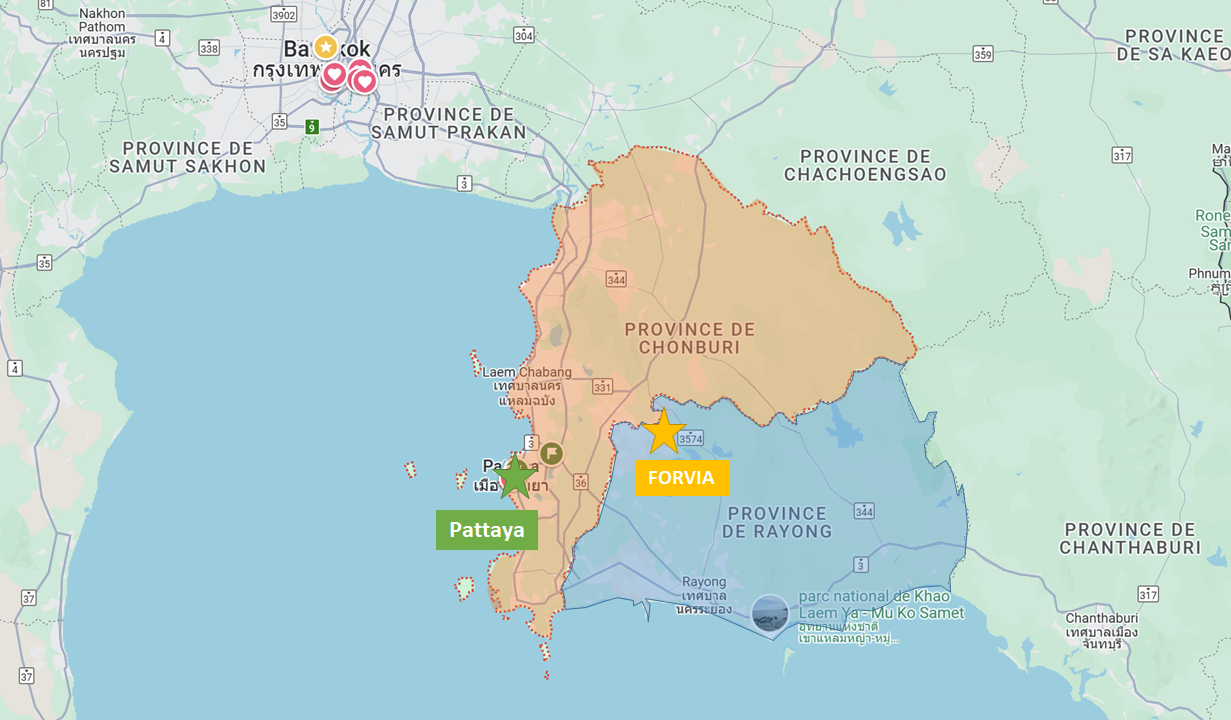 Chonburi-Rayong, Thailande